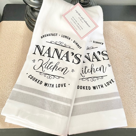 🆕Set of 2 Personalized NANA’S KITCHEN Towels